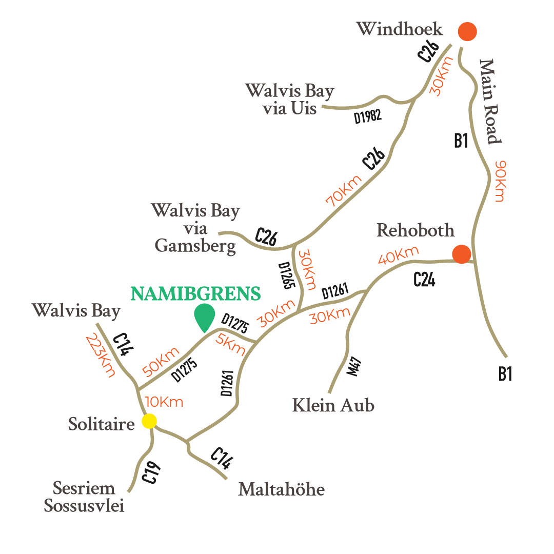 Namibgrens Map